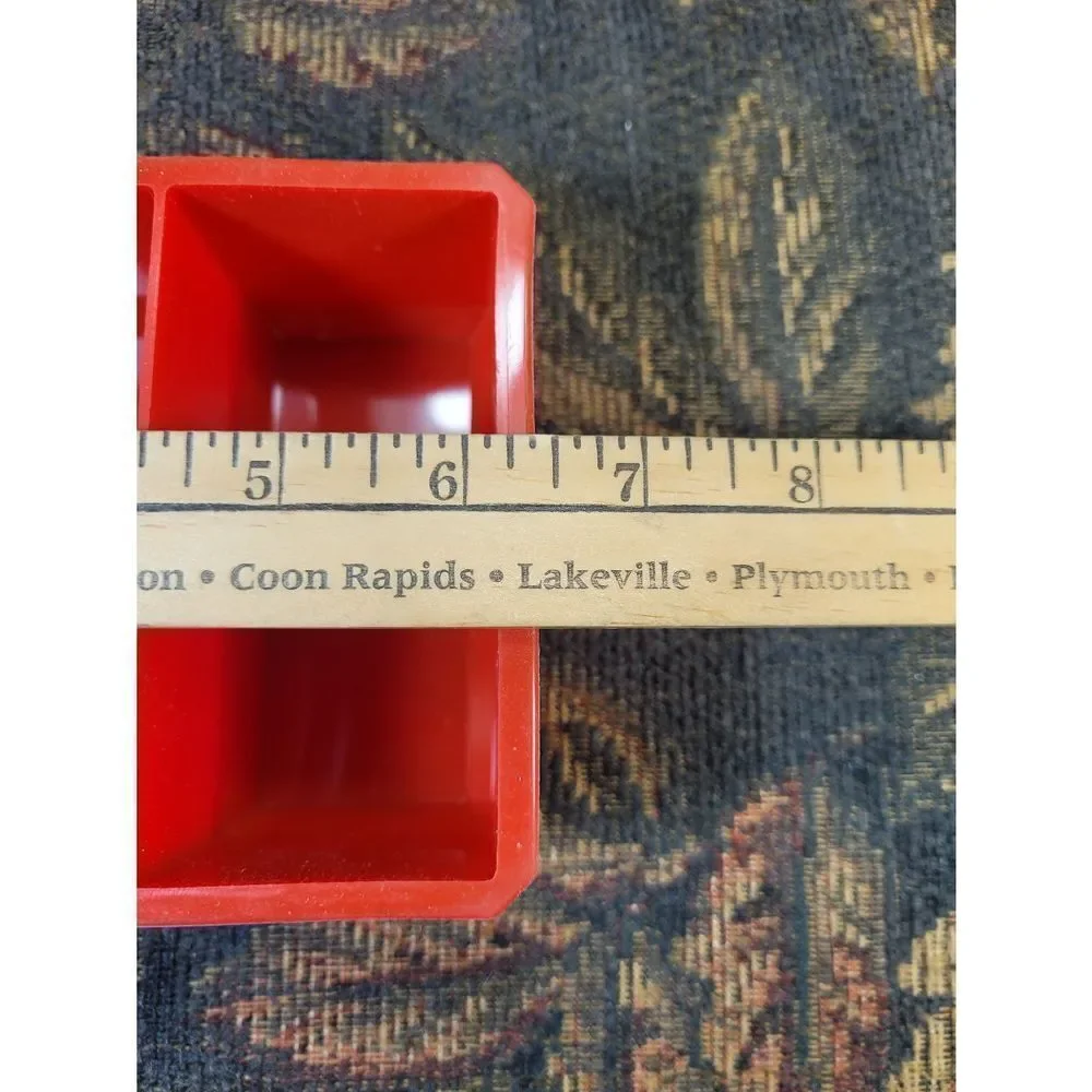 Houdini Red Square Ice Cube Tray